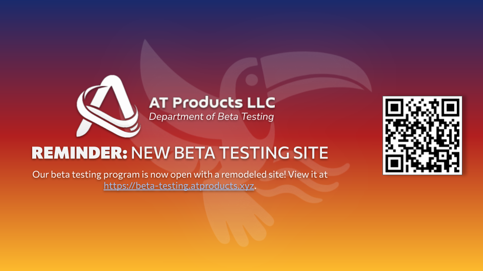 Beta Testing Department Site now Open!